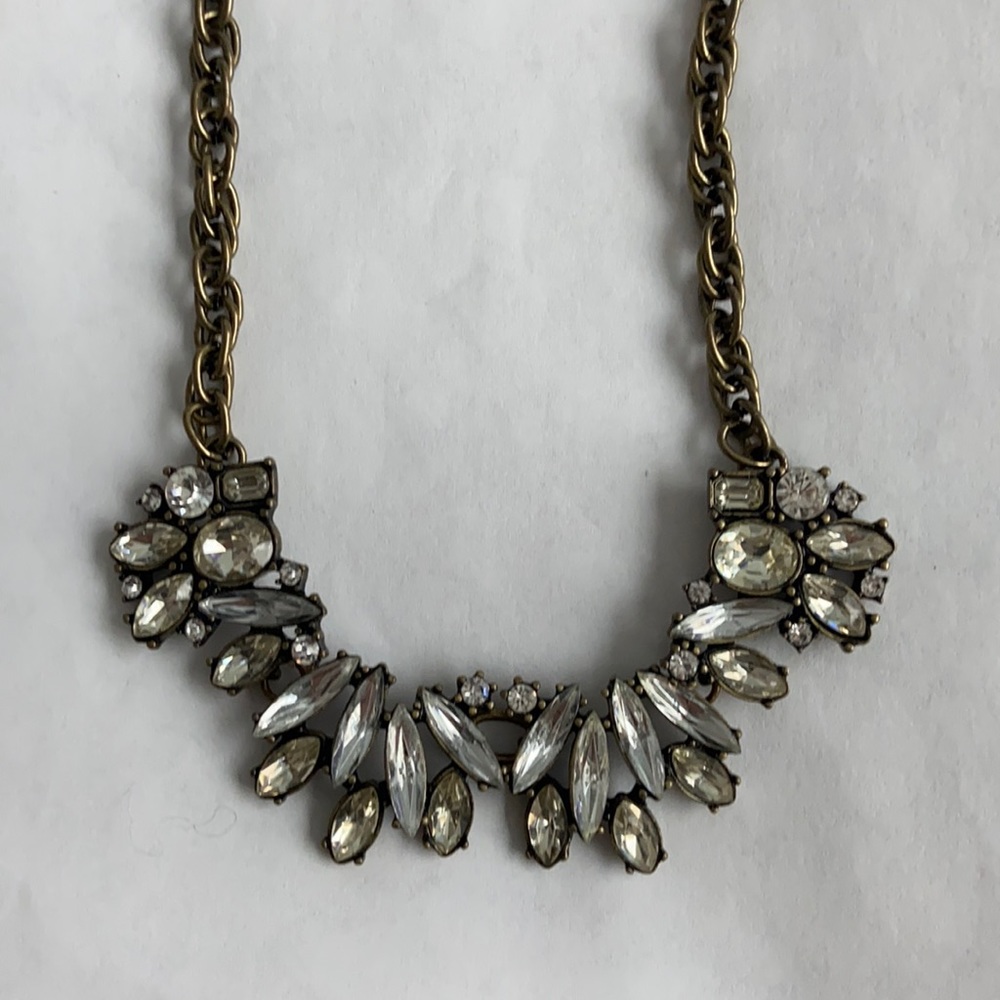 Dark Gold Banana Republic Statement Necklace